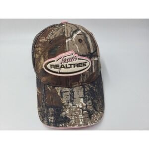 Women Team Realtree Camo Adjustable Hat Cap Hunt Fish Outdoors Farm Brown Pink